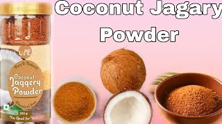 Coconut jaggery powder  Apollo coconut jaggery powder use and benifit  coconut powder  medicin [upl. by Osher]