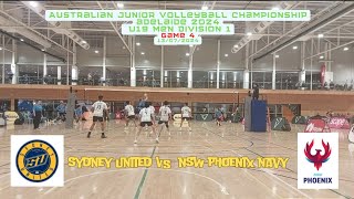 AJVC Adelaide 2024  U19 Mens Div 1  SUV vs Phoenix Navy  130724 [upl. by Comptom]