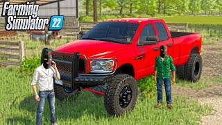 THEY STOLE MY TRUCK RIGHT OUT OF THE FARM SURVIVAL FARMING [upl. by Nibas471]