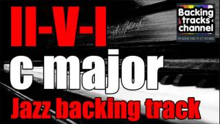 Jazz Backing Track  IIVI  C major [upl. by Williamsen492]