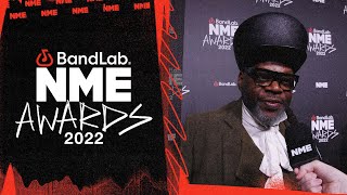 Jazzie B talks about being inspired by FKA twigs at the BandLab NME Awards 2022 [upl. by Adnek]