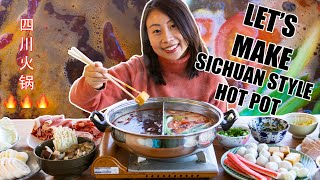 How To Make Sichuan HOT POT at Home  Hot Pot Recipe amp Ingredients Hot Pot Dipping Sauce Recipe [upl. by Ticon]