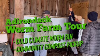 Adirondack Worm Farm Tour  Hudson Falls New York [upl. by Kal24]