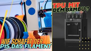 TPU mit dem Bambu Wie drucke ich TPU am Bambulab P1S  Tutorial  Bambulab P1S [upl. by Eirhtug]