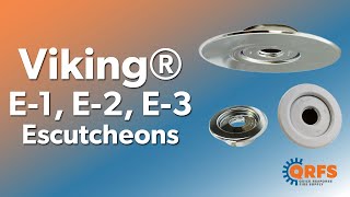 Viking Model E1 E2 E3 Escutcheon Introduction  Fire Sprinkler Escutcheons  QRFS [upl. by Diena]