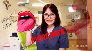 PIERCINGS Y SALUD ORAL  Riesgos y consejos [upl. by Dorice]