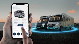 HYMER Connect App The first smart ecosystem for the connected motorhome [upl. by Eehsar]