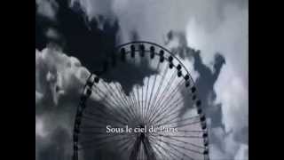 Yves Montand  Sous Le Ciel De Paris with lyrics [upl. by Frick132]