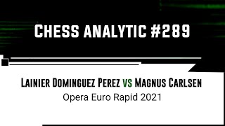 Lainier Dominguez Perez vs Magnus Carlsen  Opera Euro Rapid 2021 [upl. by Lucille]