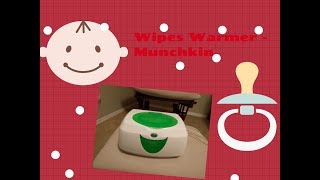 Munchkin baby wipes warmer [upl. by Nalced]