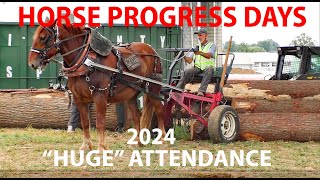 HUGE ATTENDANCEHORSE PROGRESS DAYS in Lancaster Countys AMISH LAND [upl. by Nehgem]