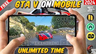 How to Play GTA V on Mobile with Unlimited Time 🔥  Play GTA V on Mobile FOREVER  Gta V MOBILE [upl. by Kristan858]