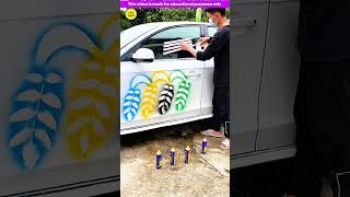 Amazing different colours car spray painting 😍 Gadgets Smart Appliances Kitchen Utensils [upl. by Changaris]