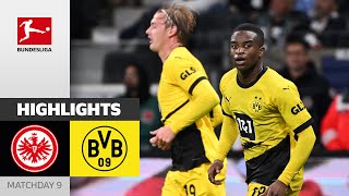 TripleComeback From BVB  Frankfurt  Dortmund 33  Highlights  Matchday 9 – Bundesliga 202324 [upl. by Remoh]