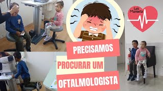 CONSULTA NO OFTALMOLOGISTA PARA SABER SE O IRMÃO PRECISA DE ÓCULOS [upl. by Rehposirhc647]