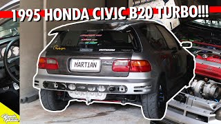 1995 Honda Civic EG  B20 Turbo  11 SECOND CAR [upl. by Russ]