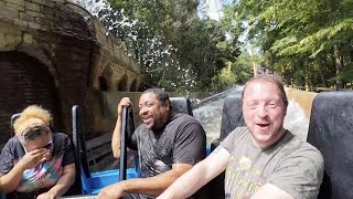 Roman Rapids Raft Ride at Busch Gardens Williamsburg • OnRide POV 2024 [upl. by Claribel]