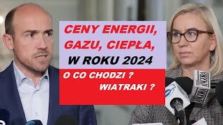 Ceny energii i gazu w 2024 czyli afera wiatrakowa [upl. by Hughie]