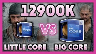 12900K VS Itself  Intel Core i9 12900k big Cores VS LITTLE Cores Benchmark [upl. by Iem]