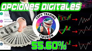 🔥CÓMO GANAR 5560 TRADING OPCIONES DIGITALES🔥 OPERATIVA ESTRATEGIA TIBURÓN  IQ OPTION [upl. by Reni]