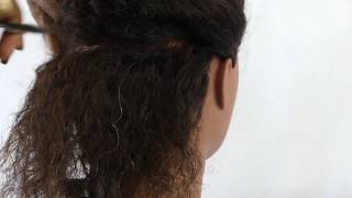 pose de tissage brésilien ouvert sans tresse et sans colle [upl. by Hanas]