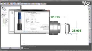 Right Angle Head Support  FeatureCAM 2014 R2 [upl. by Metzgar264]