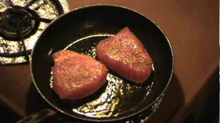 Pan Seared Tuna Steaks IQF Grade [upl. by O'Reilly34]