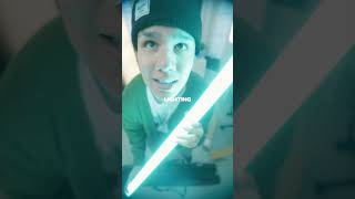 The MOST REALISTIC Lightsaber 😱 shorts [upl. by Hamaso206]