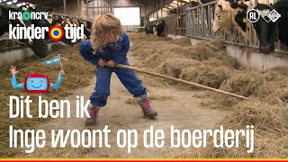 🐄🐮 Inge woont op de boerderij  Dit ben ik  Kindertijd KRONCRV [upl. by Halilak]