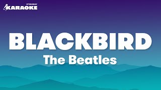 The Beatles  Blackbird Karaoke Version [upl. by Carnes267]