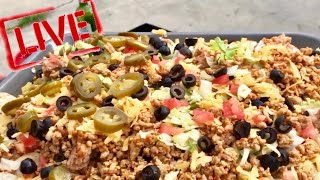 Blackstone Loaded Nachos On A Flat Top Griddle [upl. by Rubenstein]