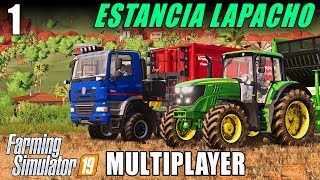 MULTIPLAYER FARMING SIMULATOR 19  Estancia Lapacho  Ep 1 [upl. by Anerrol760]