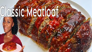 Easy Juicy Meatloaf Recipe [upl. by Nayk835]