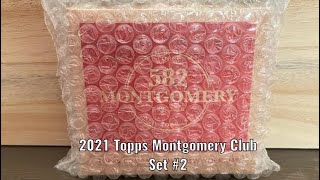 2021 Topps 582 Montgomery Club Set 2 First Look 👀 Great Players on the Set and some Good Rookies [upl. by Elbertina613]