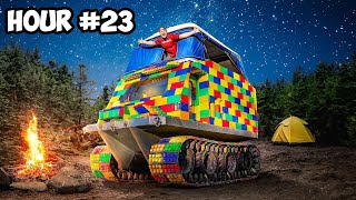 Surviving 24 Hours In My Lego Tank [upl. by Itoc]