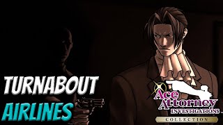 Ace Attorney Miles Edgeworth Investigations Walkthrough Episode 2  Turnabout Airlines Remastered [upl. by Alleunam]