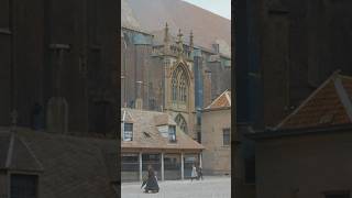 Amersfoort City Square in the Netherlands in the 1920s  Restored Footage [upl. by Assiruam475]