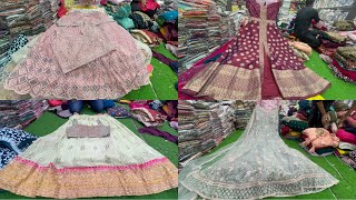 Chickpet Bangalore gowns lehangas ampready to wear sarees 1250 clearance salesingle piece courier [upl. by Zsolway]