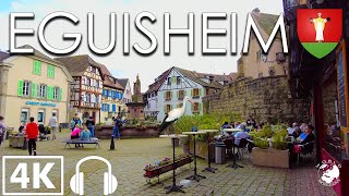 Eguisheim Walking Tour 4k Alsace Region France 60fps [upl. by Mimajneb113]