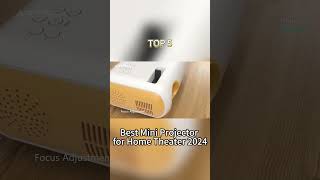 TOP 5 Best Mini Projector for Home Theater 2024 [upl. by Sinnoda]