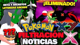 💣 ¡BETA Y SECRETOS LEYENDAS ARCEUS DINAMAX EN POKEMON X e Y  FILTRACIÓN MASIVA POKÉMON [upl. by Cogswell717]