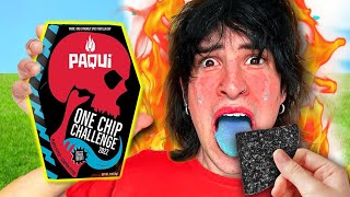 I Ate the Worlds Spiciest Chip One Chip Challenge [upl. by Rosalyn]