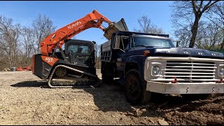 Old Dump Truck New Skid Loader BLUFORD is Called into Service [upl. by Perzan896]