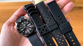 The 3 Best Rubber Straps for the Seiko SKX013007 [upl. by Anifares]