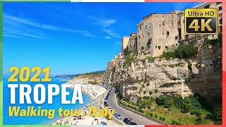 TROPEA Calabria Italy Walking tour 4k  Ultra HD [upl. by Eniarrol722]