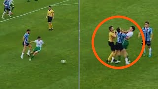 Moment Diego Costa Loses His Cool Again Sent Off in Fiery Reserve Match Brawl [upl. by Olenta]