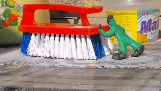 when you help anyone 🤣 stop motion plasticine [upl. by Aimo]