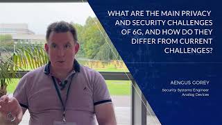 What are the main privacy and security challenges of 6G  Aengus Gorey [upl. by Dronski856]