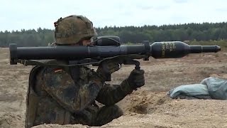 The Powerful German Panzerfaust 3 AntiTank Weapon In Action [upl. by Anema]