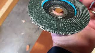 Dewalt Flapper Wheel  Its Effectiveness On Sanding Wood Removing Varnish Dewalt Flapper Disc [upl. by Azral]